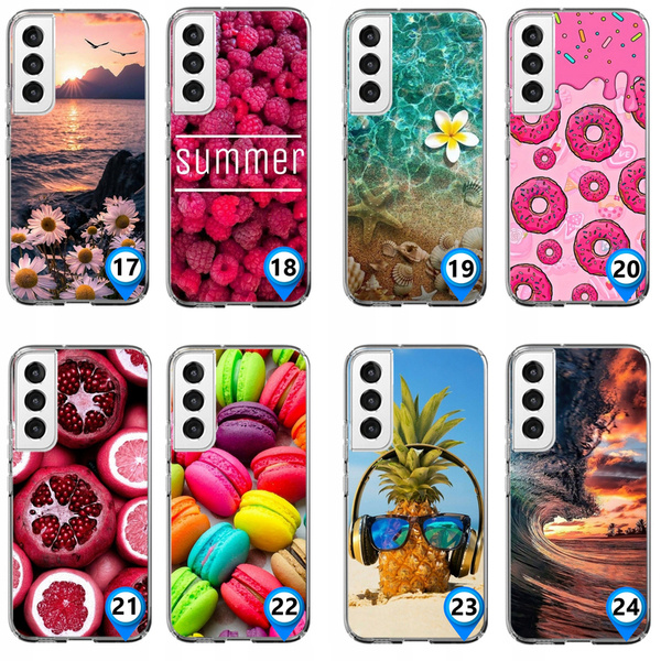 Etui silikonowe LEO summer vibe różne wzory do Galaxy S22 Plus