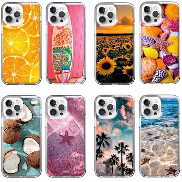 Etui silikonowe LEO summer vibe różne wzory do iPhone 12 Pro