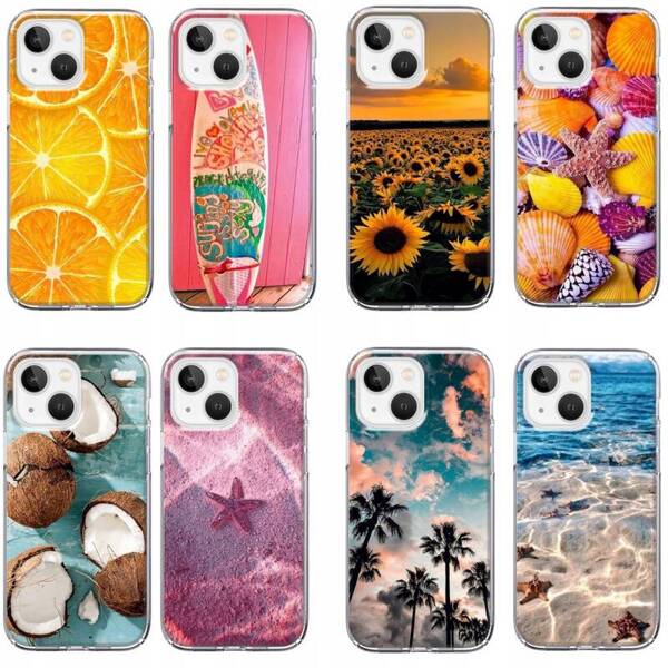 Etui silikonowe LEO summer vibe różne wzory do iPhone 13