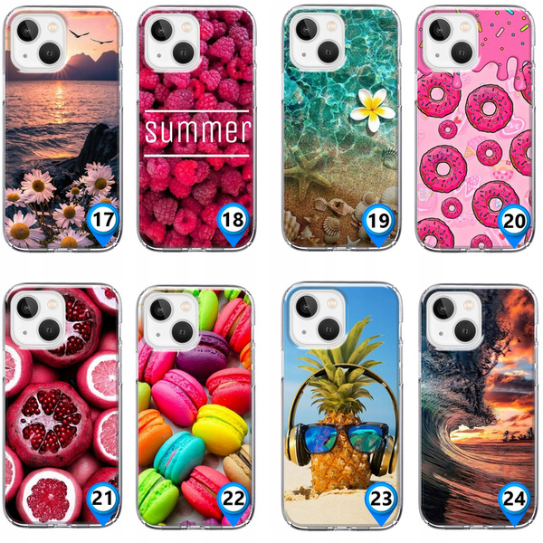 Etui silikonowe LEO summer vibe różne wzory do iPhone 13