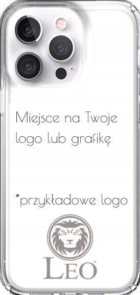 Etui silikonowe LEO własna grafika logo zdjęcie do iPhone 15 Pro