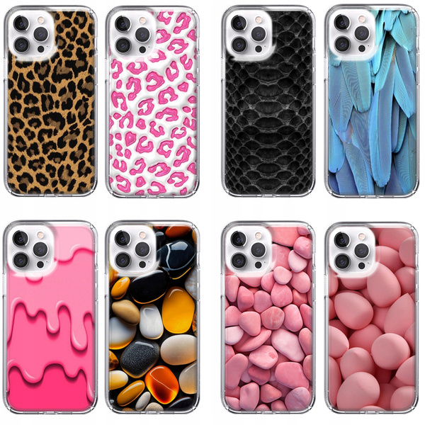 Etui silikonowe LEO zebra tekstury różne wzory do iPhone 13 Pro