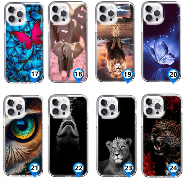 Etui silikonowe LEO zwierzęta różne wzory do iPhone 15 Pro Max