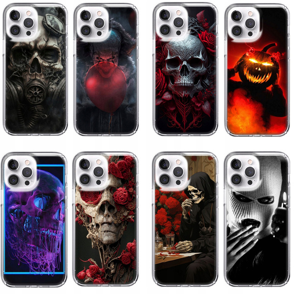 Etui silikonowe z MagSafe LEO horror mroczne różne wzory do iPhone 12