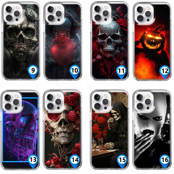 Etui silikonowe z MagSafe LEO horror mroczne różne wzory do iPhone 12