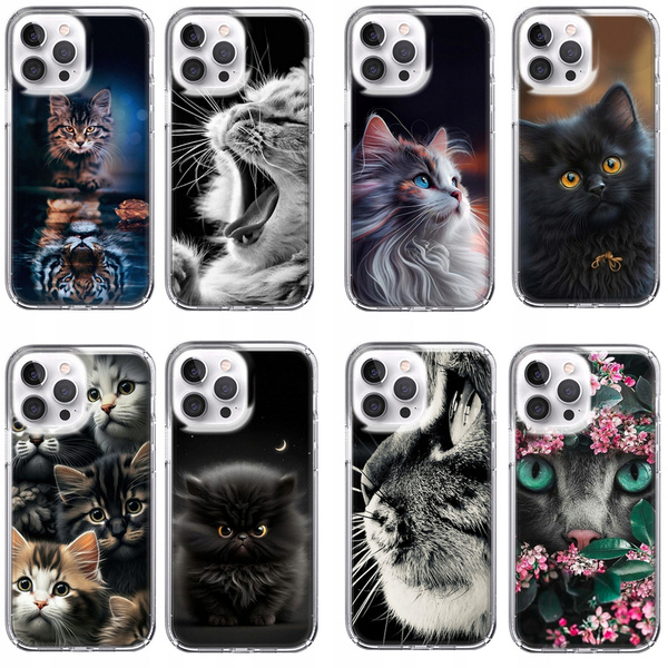 Etui silikonowe z MagSafe LEO koty śmieszne cat różne wzory do iPhone 13 Pro