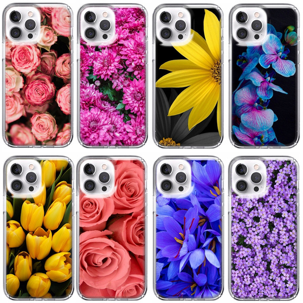 Etui silikonowe z MagSafe LEO kwiaty flowers różne wzory do iPhone 12 Pro