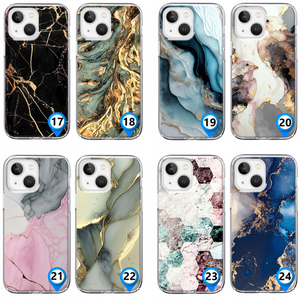 Etui silikonowe z MagSafe LEO marmur marble różne wzory do iPhone 13 Pro Max