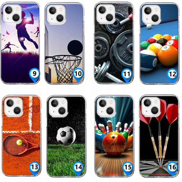 Etui silikonowe z MagSafe LEO sport football różne wzory do iPhone 13