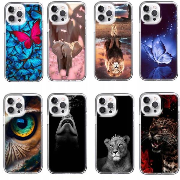 Etui silikonowe z MagSafe LEO zwierzęta animals różne wzory do iPhone 13 Pro