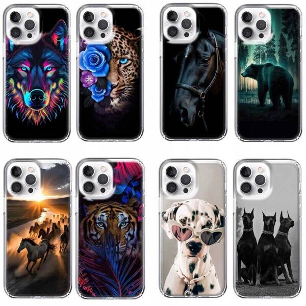 Etui silikonowe z MagSafe LEO zwierzęta animals różne wzory do iPhone 13 Pro