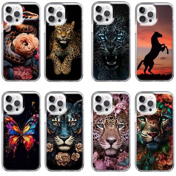 Etui silikonowe z MagSafe LEO zwierzęta animals różne wzory do iPhone 13 Pro