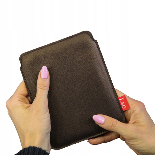 Etui skórzane LEO Master do Pocketbook Touch Lux 5 160x115 brązowe
