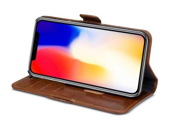 Etui skórzane do iPhone Xs Max Dbramante Ordrup - GOLDEN