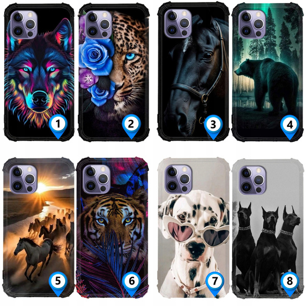 Etui wzmacniane Anti-Shock LEO animals różne wzory do iPhone 14 Pro Max