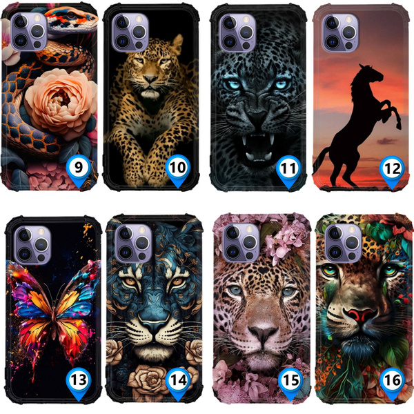 Etui wzmacniane Anti-Shock LEO animals różne wzory do iPhone 14 Pro Max