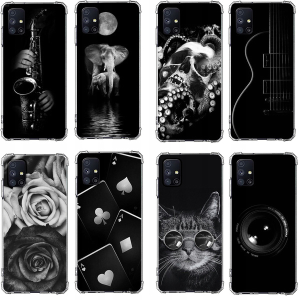 Etui wzmacniane Anti-Shock LEO black&white różne wzory do Galaxy M51