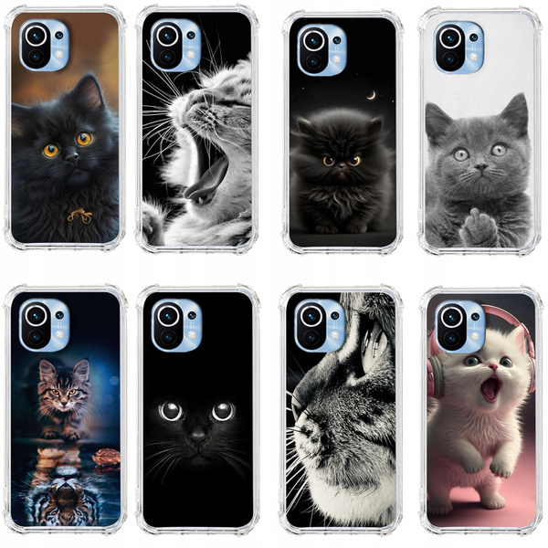 Etui wzmacniane Anti-Shock LEO koty cats śmieszne różne wzory do Xiaomi Mi 11