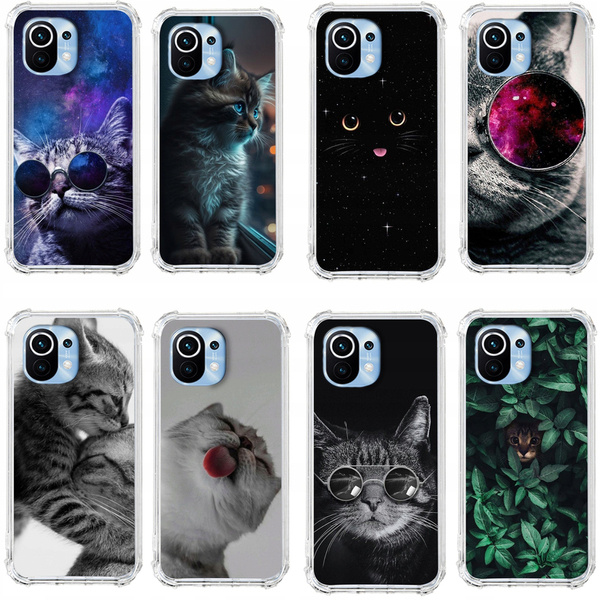 Etui wzmacniane Anti-Shock LEO koty cats śmieszne różne wzory do Xiaomi Mi 11