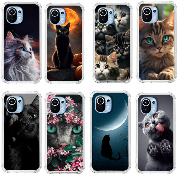 Etui wzmacniane Anti-Shock LEO koty cats śmieszne różne wzory do Xiaomi Mi 11