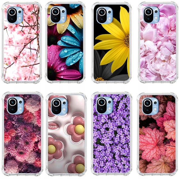 Etui wzmacniane Anti-Shock LEO kwiaty flowers różne wzory do Xiaomi Mi 11