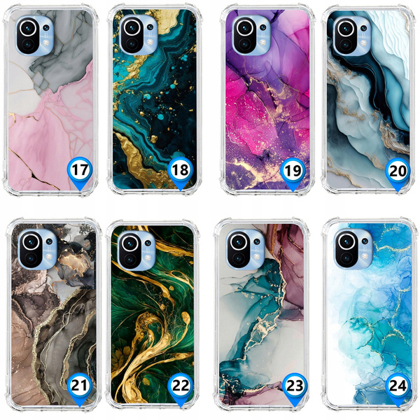 Etui wzmacniane Anti-Shock LEO marmur marble różne wzory do Xiaomi Mi 11 Pro