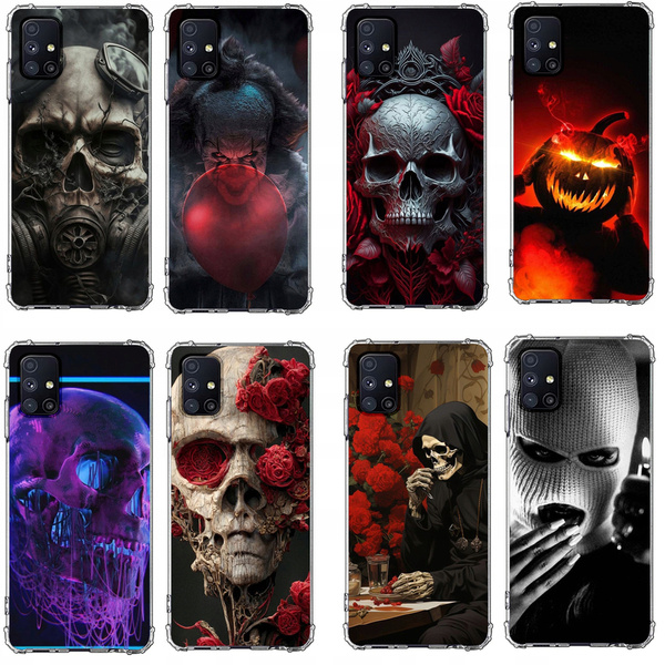 Etui wzmacniane Anti-Shock LEO różne wzory horror do Galaxy A71 5G