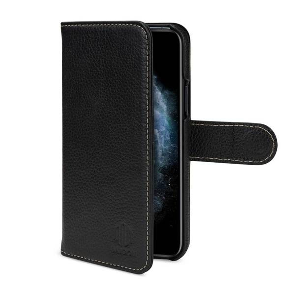 Etui z funkcją stojaka skórzane do iPhone 11 Pro