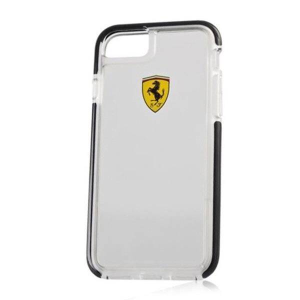 FERRARI Shockproof Hard Case etui do Apple iPhone SE 2020 / 8 / 7 - BLACK