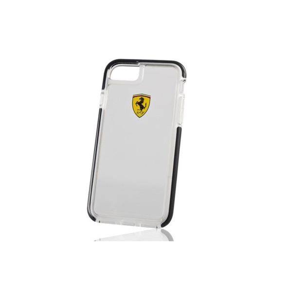 FERRARI Shockproof Hard Case etui do Apple iPhone SE 2020 / 8 / 7 - BLACK