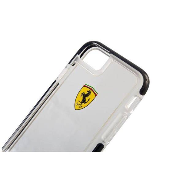 FERRARI Shockproof Hard Case etui do Apple iPhone SE 2020 / 8 / 7 - BLACK