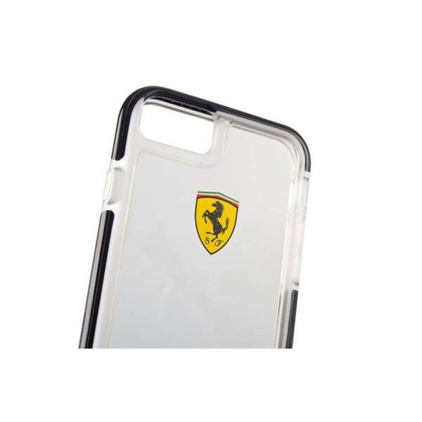 FERRARI Shockproof Hard Case etui do Apple iPhone SE 2020 / 8 / 7 - BLACK