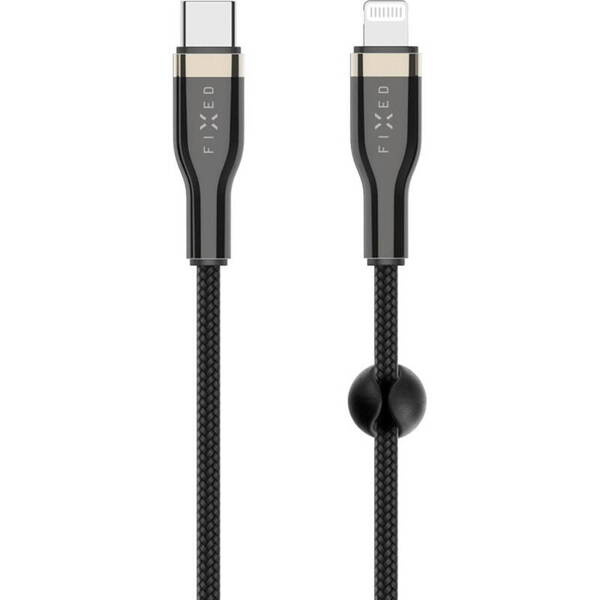 Fixed Braided Cable | Kabel USB-C do Lightning 0.5M - BLACK