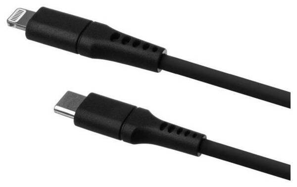 Fixed Liquid Silicone | Kabel USB-C do Lightning 1.2M - BLACK