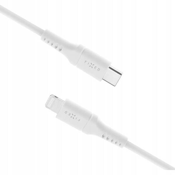 Fixed Liquid Silicone | Kabel USB-C do Lightning 60W 2M - WHITE