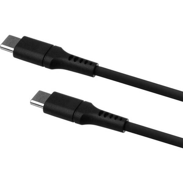 Fixed Liquid Silicone | Kabel USB-C do USB-C 60W 1.2M - BLACK