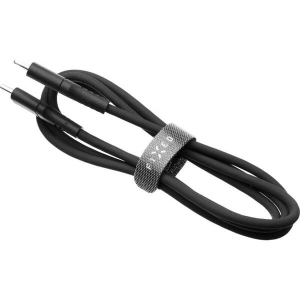 Fixed Liquid Silicone | Kabel USB-C do USB-C 60W 1.2M - BLACK