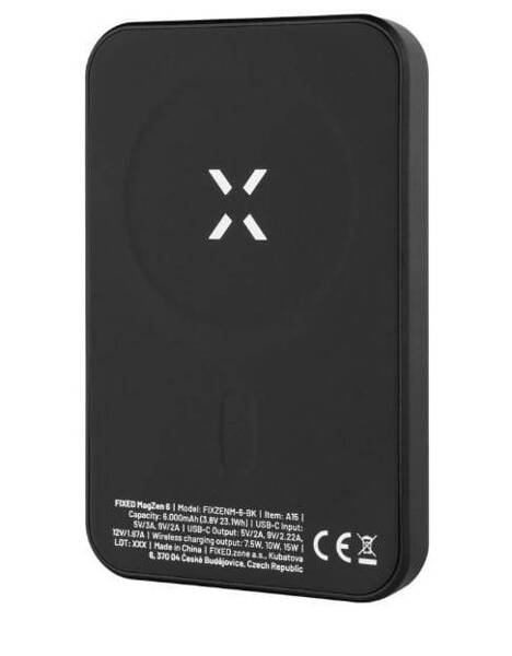 Fixed MagZen 6 | Powerbank 6000mAh 20W MagSafe - BLACK