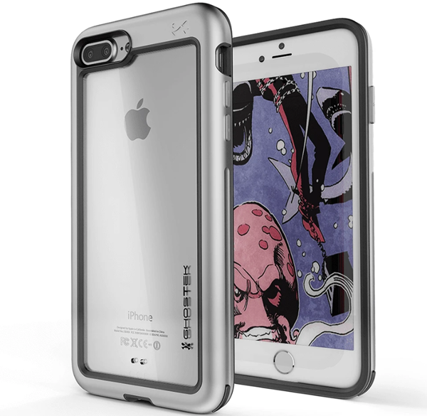 GHOSTEK Atomic Slim etui do Apple iPhone 8+ / 7 Plus - SILVER