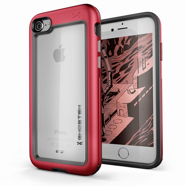 GHOSTEK Atomic Slim etui do Apple iPhone SE 2020 / 8 / 7 - RED