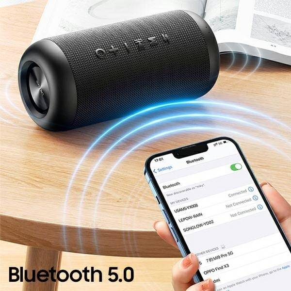 GŁOŚNIK BLUETOOTH USAMS 5.0 10W WIRLESS SPEAKER PORTABLE BLACK