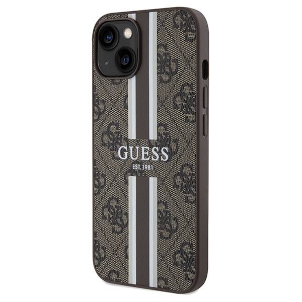 GUESS 4G PRINTED STRIPES ETUI do iPhone 15 Pro 