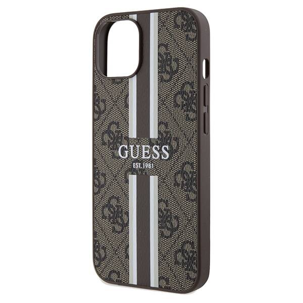 GUESS 4G PRINTED STRIPES ETUI do iPhone 15 Pro 