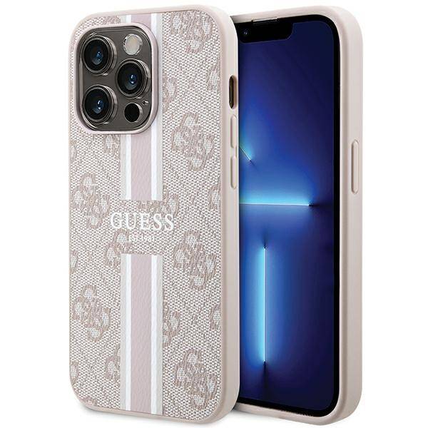 GUESS 4G PRINTED STRIPES MAGSAFE ETUI do iPhone 15 Pro Max