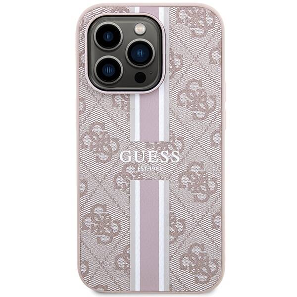 GUESS 4G PRINTED STRIPES MAGSAFE ETUI do iPhone 15 Pro Max