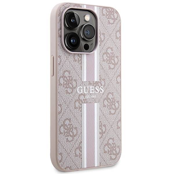 GUESS 4G PRINTED STRIPES MAGSAFE ETUI do iPhone 15 Pro Max