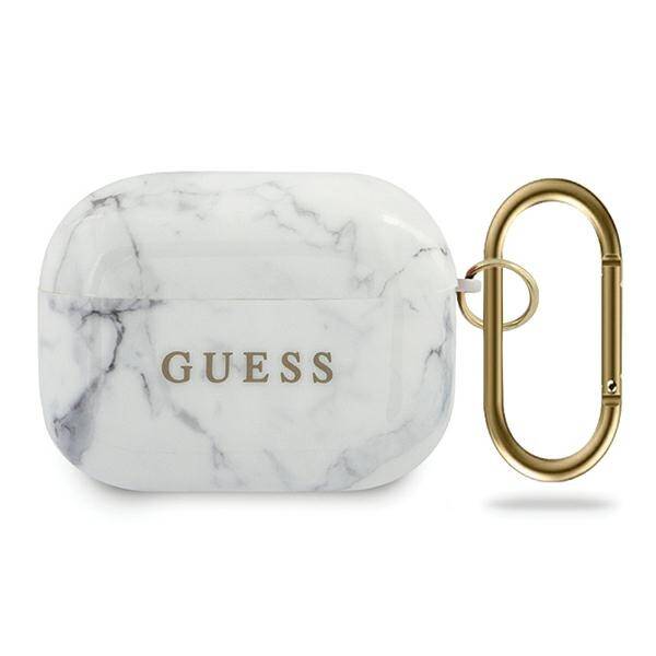 GUESS AIRPODS PRO COVER MARBLE COLLECTION - WHITE