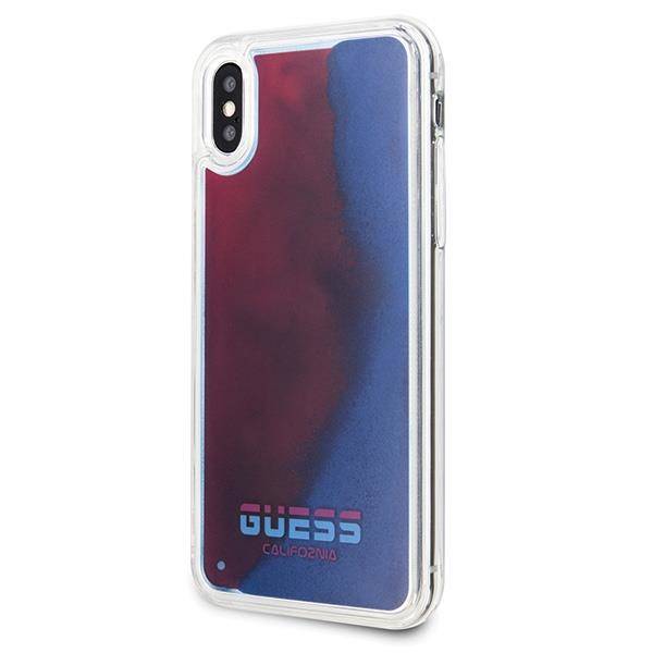 GUESS CALIFORNIA LIQUID ETUI DO APPLE IPHONE X / XS - RED