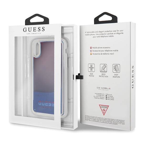 GUESS CALIFORNIA LIQUID ETUI DO APPLE IPHONE X / XS - RED