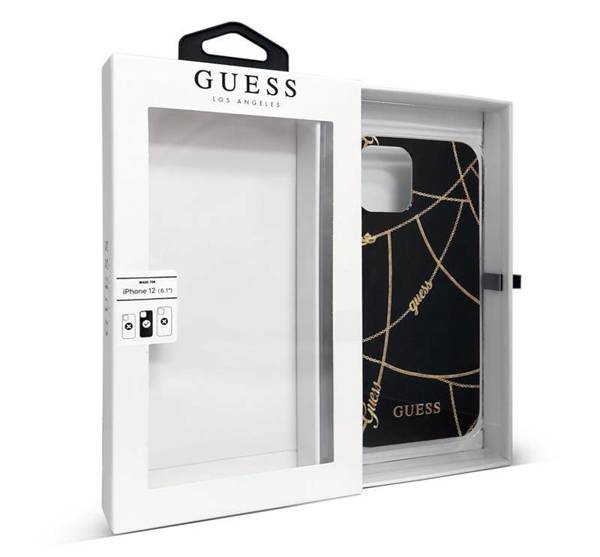 GUESS Chain Gold ETUI do iPhone 12/12 Pro
